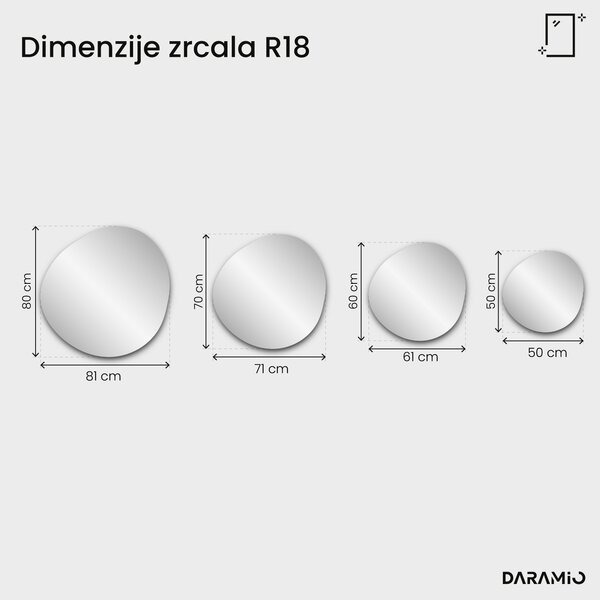 Ogledalo Pure R18