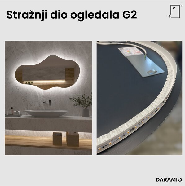 Ogledalo u obliku oblaka s LED rasvjetom G2