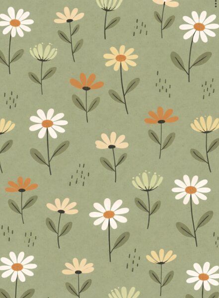 Posteljina od Renforcé pamuka FLORAL NEST zelena Dimenzije posteljine: 70 x 90 cm | 140 x 200 cm