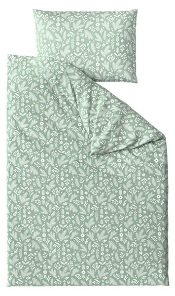 Poliester-pamučna posteljina ARBORA zelena Dimenzije posteljine: 70 x 90 cm | 140 x 200 cm