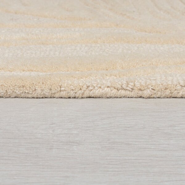 Bež vuneni tepih Flair Rugs Lino Leaf, 160 x 230 cm