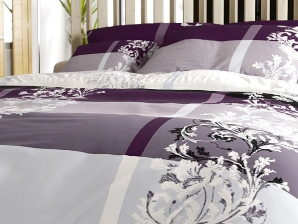 Posteljina od polipamuka LUXURY ljubičasta Dimenzije posteljine: 70 x 90 cm | 140 x 200 cm
