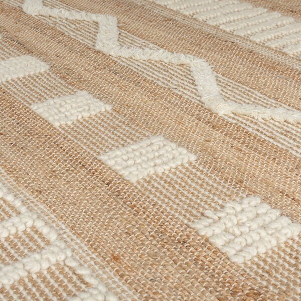 Bež tepih od jute Flair Rugs Medina, 120 x 170 cm