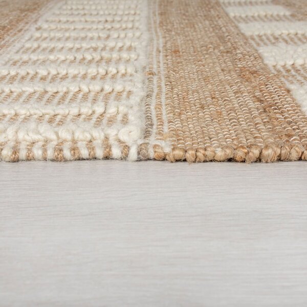 Bež tepih od jute Flair Rugs Medina, 120 x 170 cm