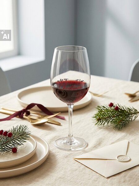 Sinsay - Božićna čaša s natpisom all I want for Christmas