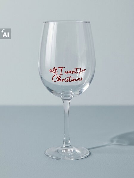 Sinsay - Božićna čaša s natpisom all I want for Christmas