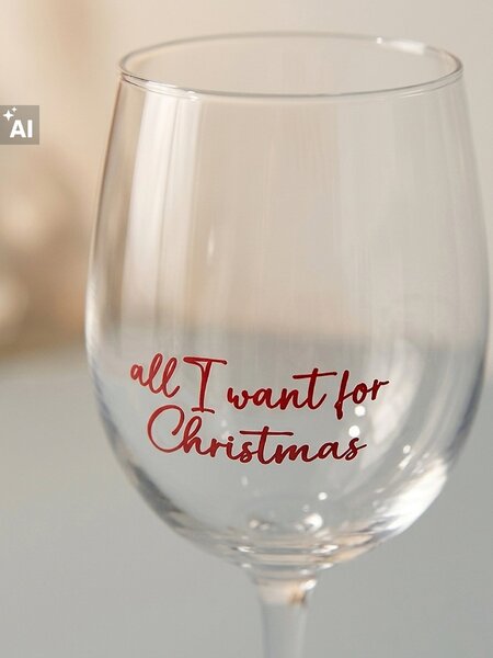 Sinsay - Božićna čaša s natpisom all I want for Christmas