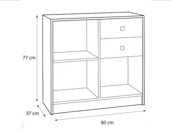 Zondo.hr Komoda Torton T13 (D) . 606155