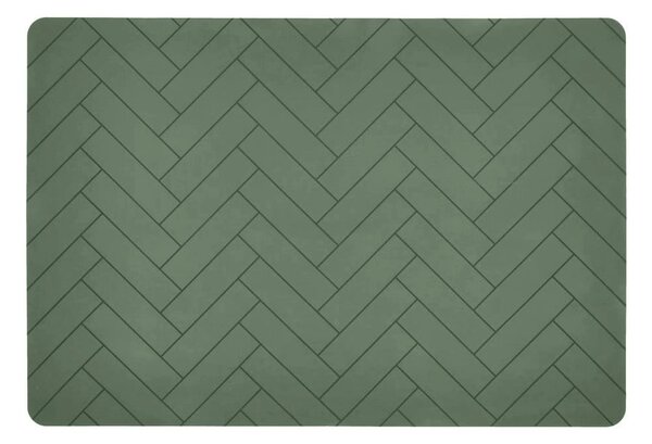 Zeleni silikonski podmetač Södahl Tiles, 33 x 48 cm