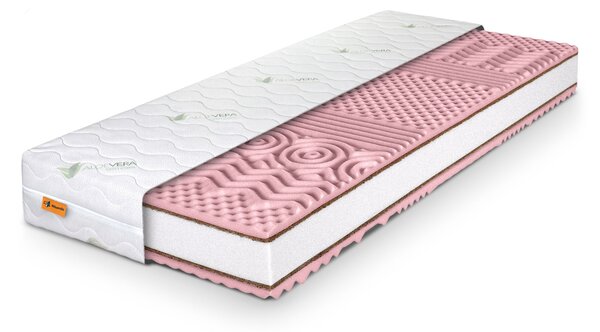 Wilsondo Pjenasti madrac s kokosom Pinkcoco Plus 80x200x20 - Aloe Vera navlaka