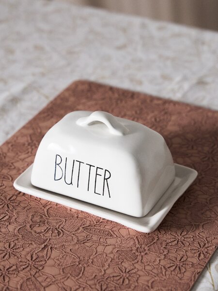 Sinsay - Keramička posuda za maslac s natpisom Butter