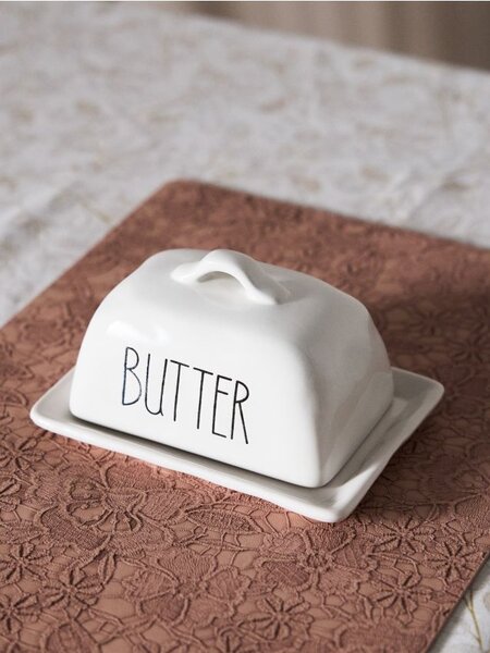 Sinsay - Keramička posuda za maslac s natpisom Butter