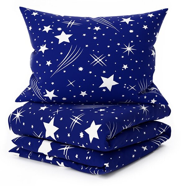 Polipamučna posteljina NIGHT SKY POLY plava Dimenzije posteljine: 70 x 90 cm | 140 x 200 cm