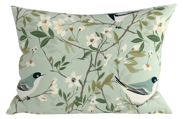 Polipamučna jastučnica FLORIBIRD POLY 50x70 cm, zelena