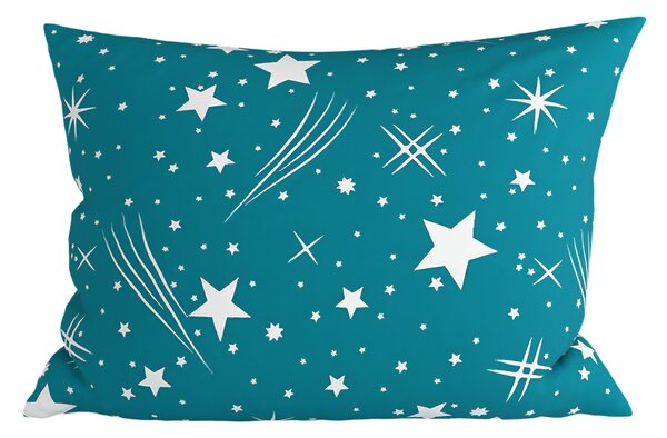 Polipamučna jastučnica NIGHT SKY POLY 70x90 cm, tirkizna