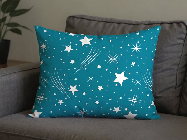 Polipamučna jastučnica NIGHT SKY POLY 70x90 cm, tirkizna