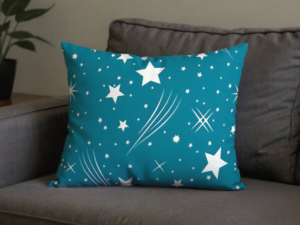 Polipamučna jastučnica NIGHT SKY POLY 50x70 cm, tirkizna