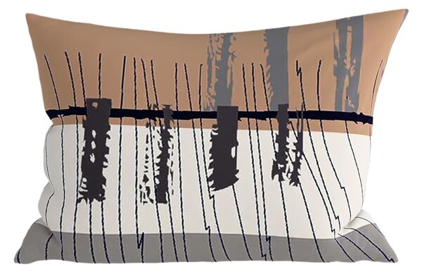 Polipamučna jastučnica PINIA POLY 50x70 cm, siva