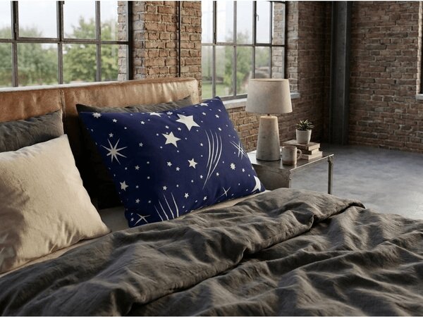 Polipamučna jastučnica NIGHT SKY POLY 70x90 cm, plava