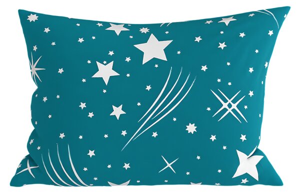 Polipamučna jastučnica NIGHT SKY POLY 50x70 cm, tirkizna