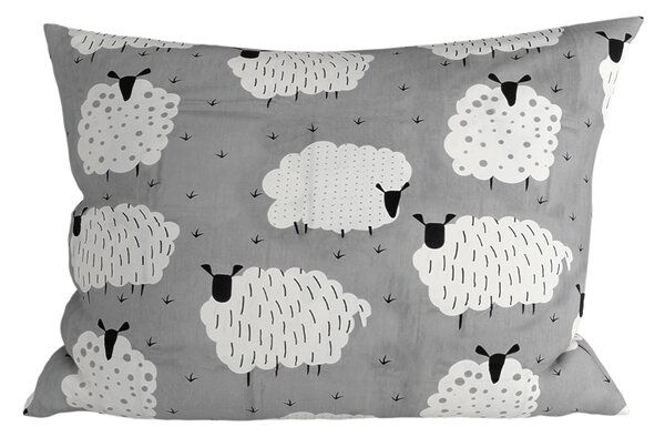 Polipamučna jastučnica SHEEP POLY 70x90 cm, siva