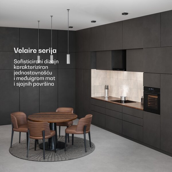 Klarstein Velaire Ugradbena pećnica Crna, 74L, A+, 3160 W, 60 cm