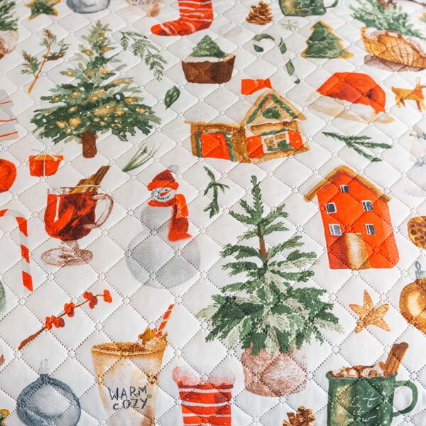 Prekrivač za krevet FESTIVE MAGIC, šareni Dimenzije: 170 x 210 cm