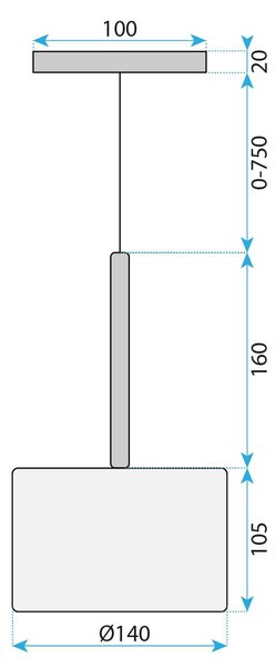 Stropni luster / zidni APP1701-1CP GREY A