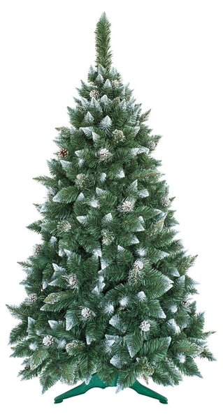 Umjetno božićno drvce Srebrni Bor sa kristalima leda 120cm
