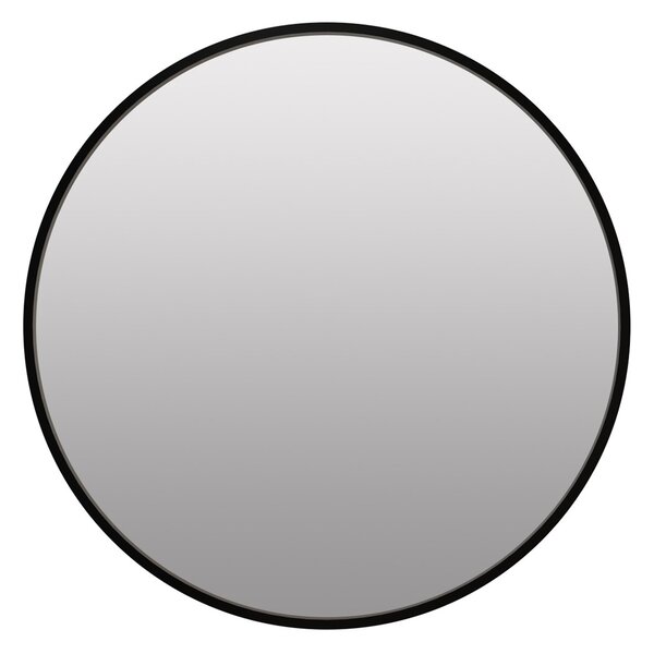Crno okruglo ogledalo TELA Promjer ogledala: 40 cm