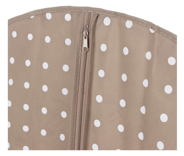 Bež navlaka za haljinu Compactor Dots, 137 cm