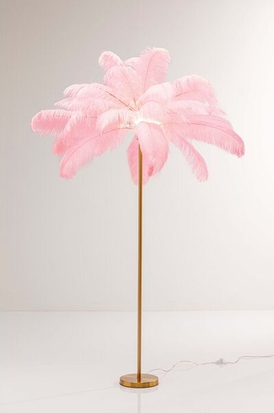Podna Lampa Feather Palm Pink