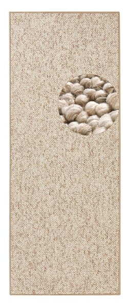 Svjetlo smeđa staza 80x200 cm Wolly – BT Carpet