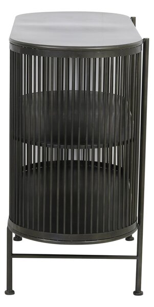 Crna metalna komoda 100x80 cm Yinthe - Light & Living