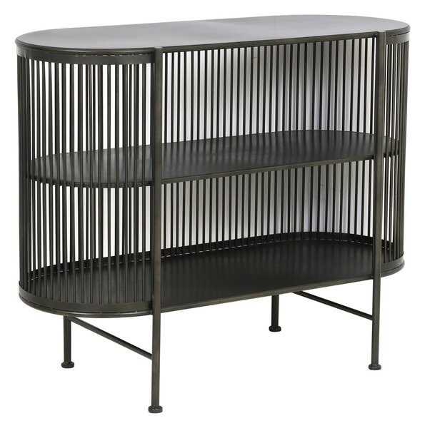 Crna metalna komoda 100x80 cm Yinthe - Light & Living