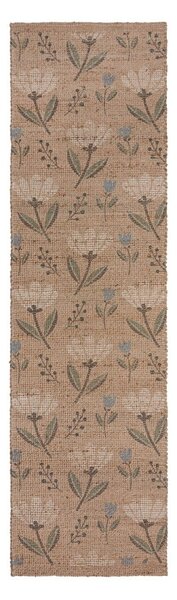 Ručno rađena staza od mješavine jute u prirodnoj boji 60x230 cm Arriana – Flair Rugs