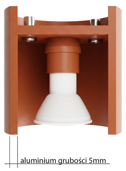Zidna svjetiljka ORBIS 1 red ochre