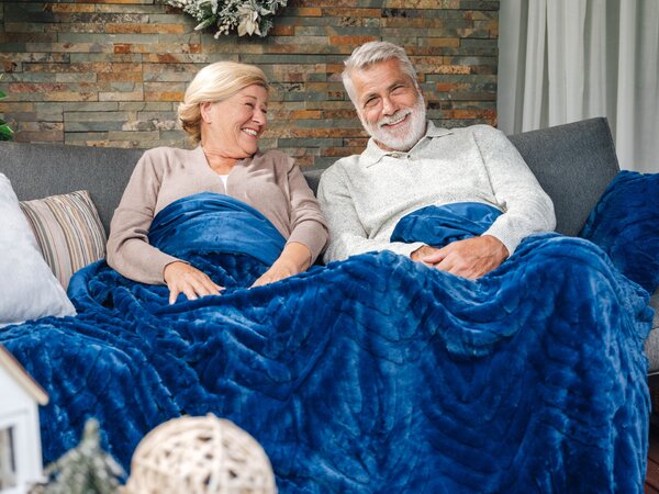 Warm Hug Lux set kraljevsko plavi