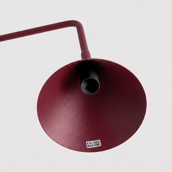 Stolna lampa NOX Crvena