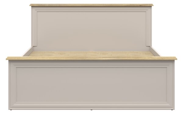 Bračni krevet 160 cm Anga LOZ/160/A (kašmir + hrast muavella)