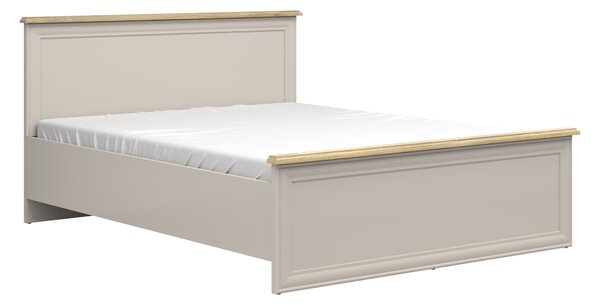 Bračni krevet 160 cm Anga LOZ/160/A (kašmir + hrast muavella)