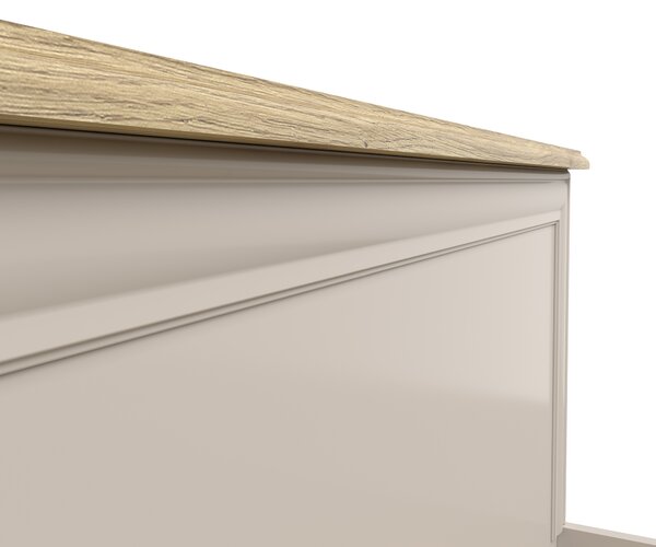 Bračni krevet 160 cm Anga LOZ/160/A (kašmir + hrast muavella)