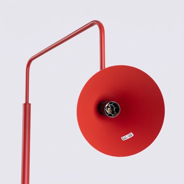 Podna lampa NOX red