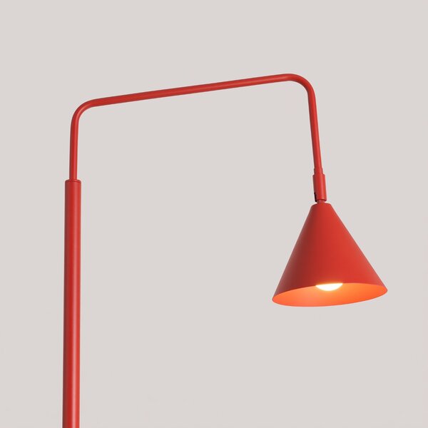 Podna lampa NOX red