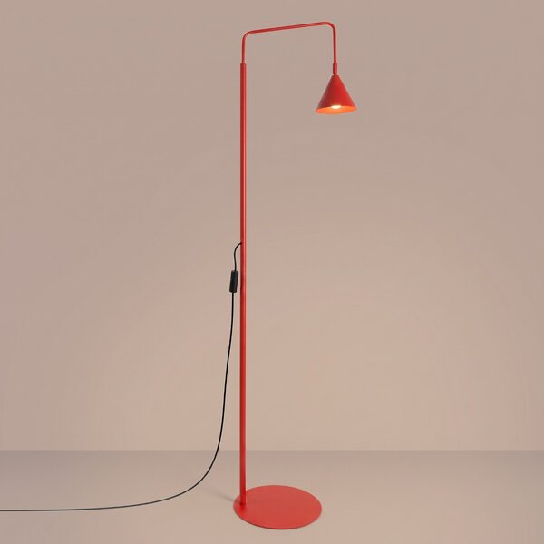 Podna lampa NOX red