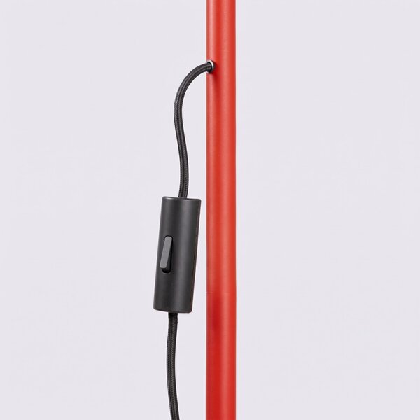 Podna lampa NOX red