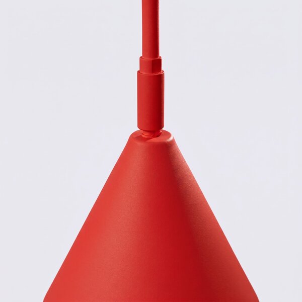 Podna lampa NOX red