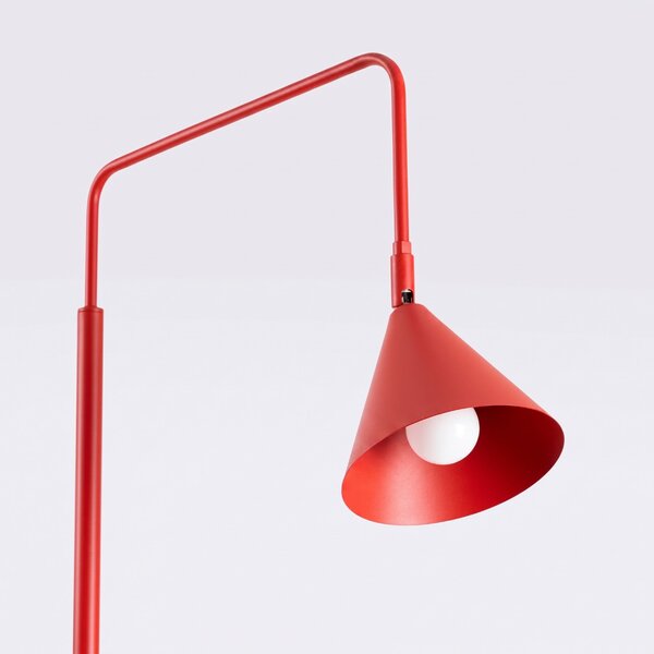 Podna lampa NOX red