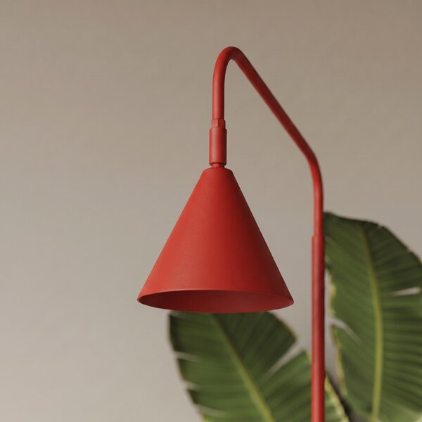 Podna lampa NOX red