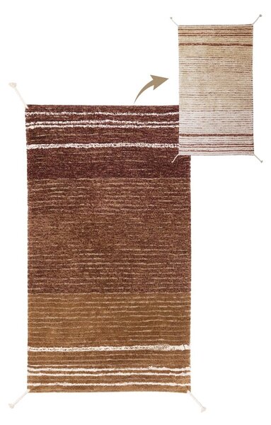 Ciglasti pamučan tepih 80x140 cm Twin Toffee – Lorena Canals